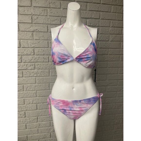 Tempt Me Tie Dye Bikini Swimsuit Size M NWT - Picture 1 of 6